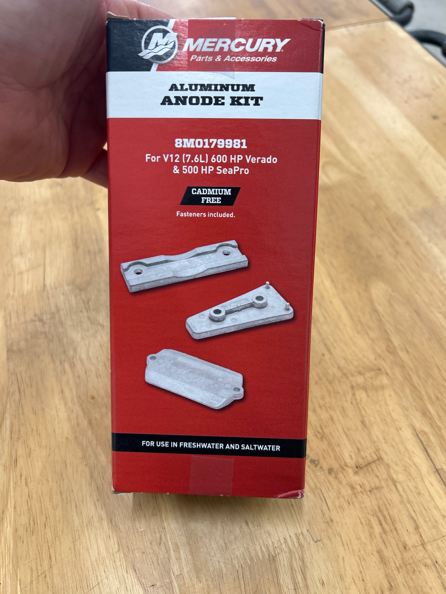 V12 Aluminum anode kit