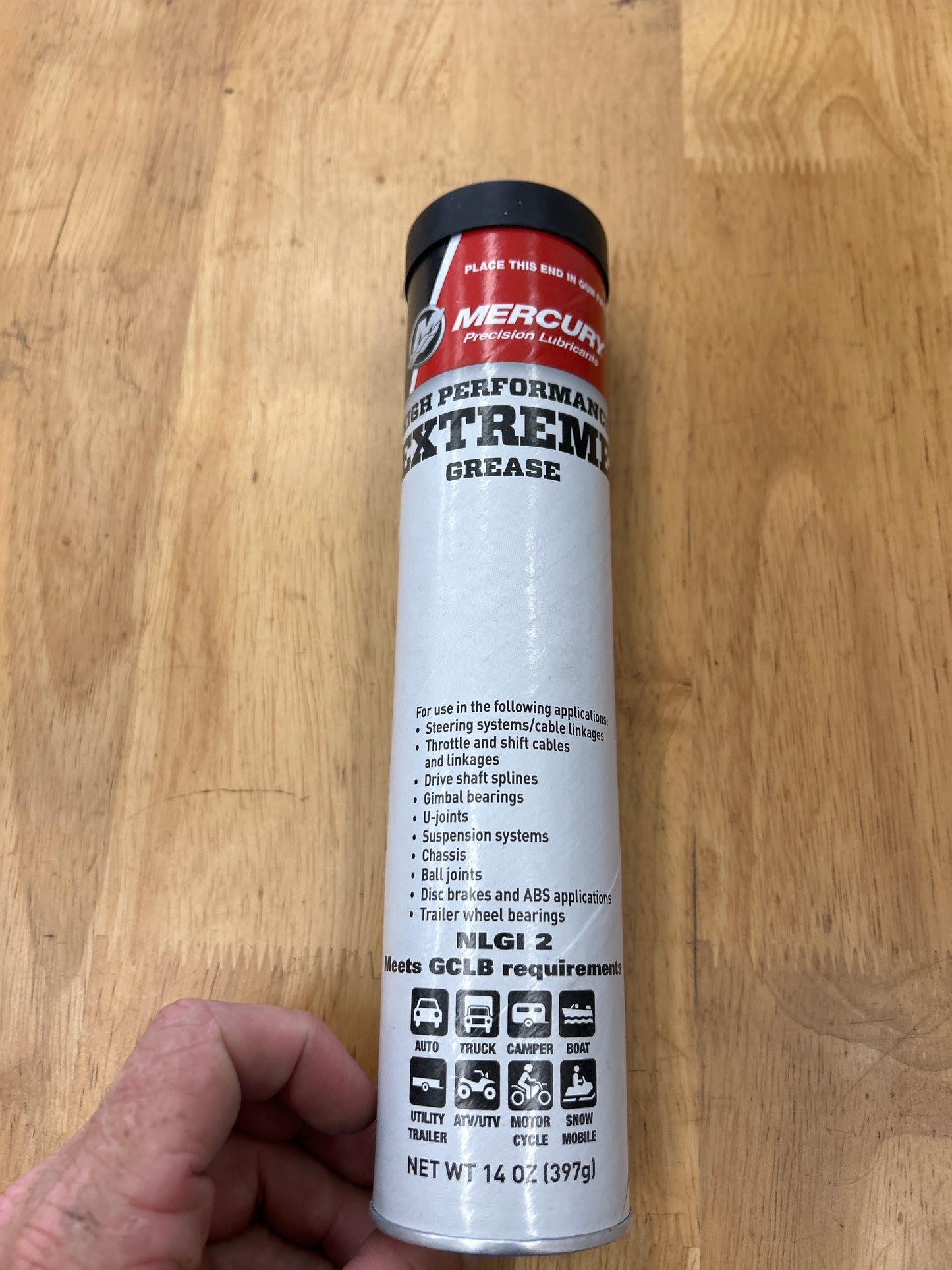Mercury Extreme Grease 14 oz cartridge
