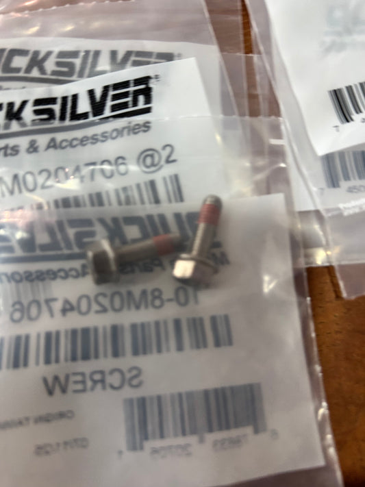 10 mm screws 2per package