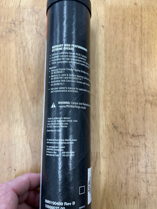 Mercury Extreme  Grease 14 oz cartridge