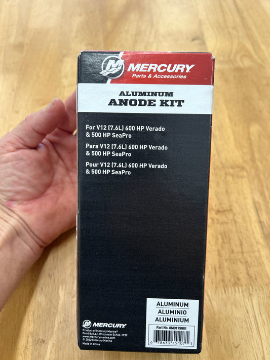 V12 Aluminum anode kit