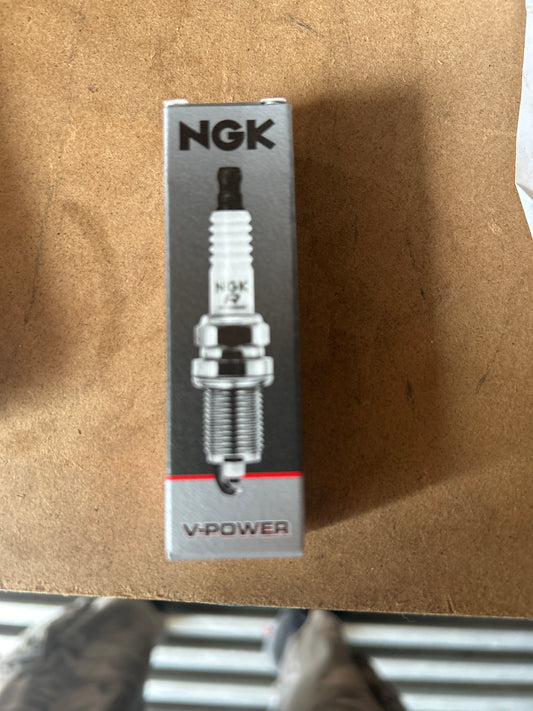 NGK V power resistor type spark plugs ZFR5F or 7558