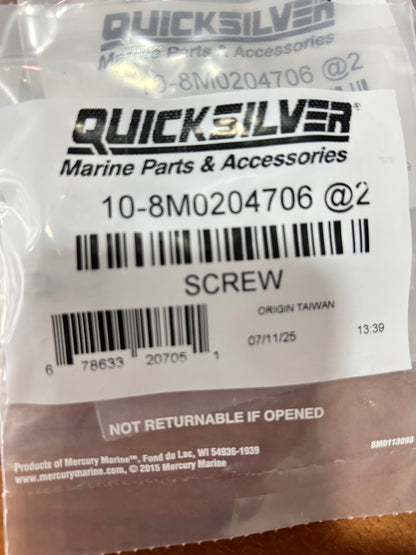 10 mm screws 2per package