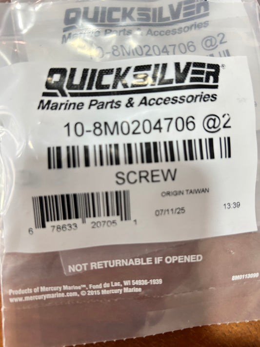 10 mm screws 2per package